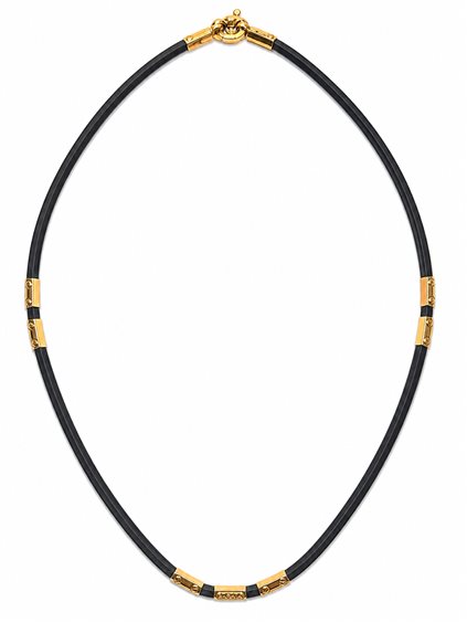 Collar Baraka Hombre in Oro Diamante 0.02 Ct GC20986 - GC20986